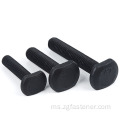 Gred 10.9 T-Bolt Salutan Oksida Hitam